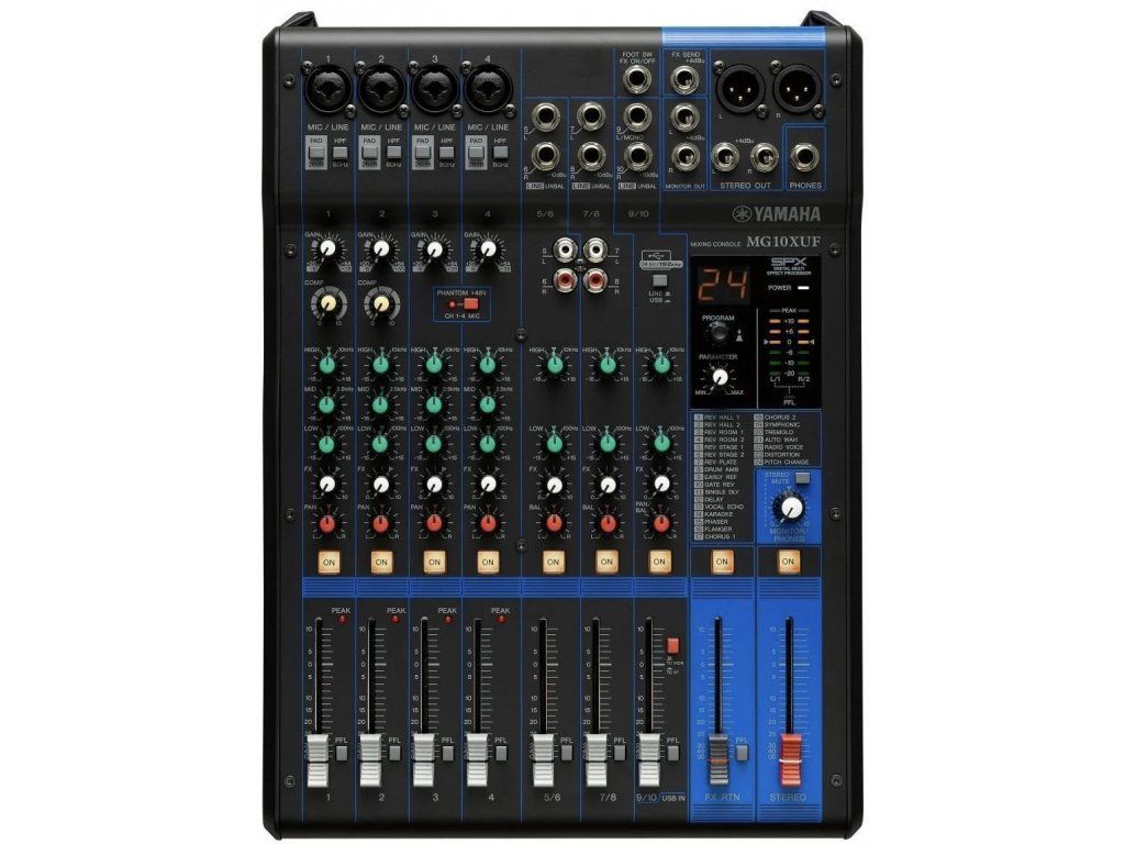 Mixpult Yamaha MG10XUF, mixážní pult